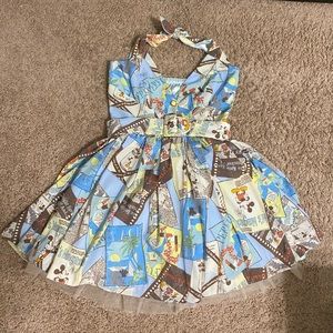 Mickey Mouse Disney Honey Bunch Dapper Day Dress M